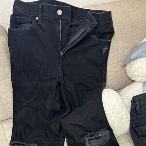 Express wide leg high rise jean